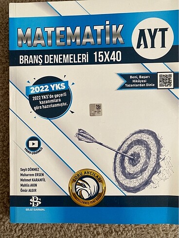 BİLGİ SARMAL AYT MAT DENEME 2022