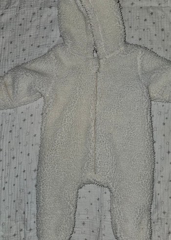 Gri Kürklü Bebek Tulumu - Görsel 4