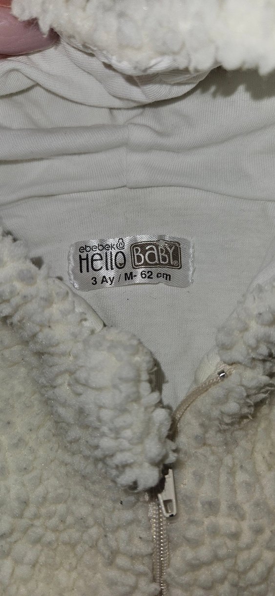 Gri Kürklü Bebek Tulumu - Görsel 2