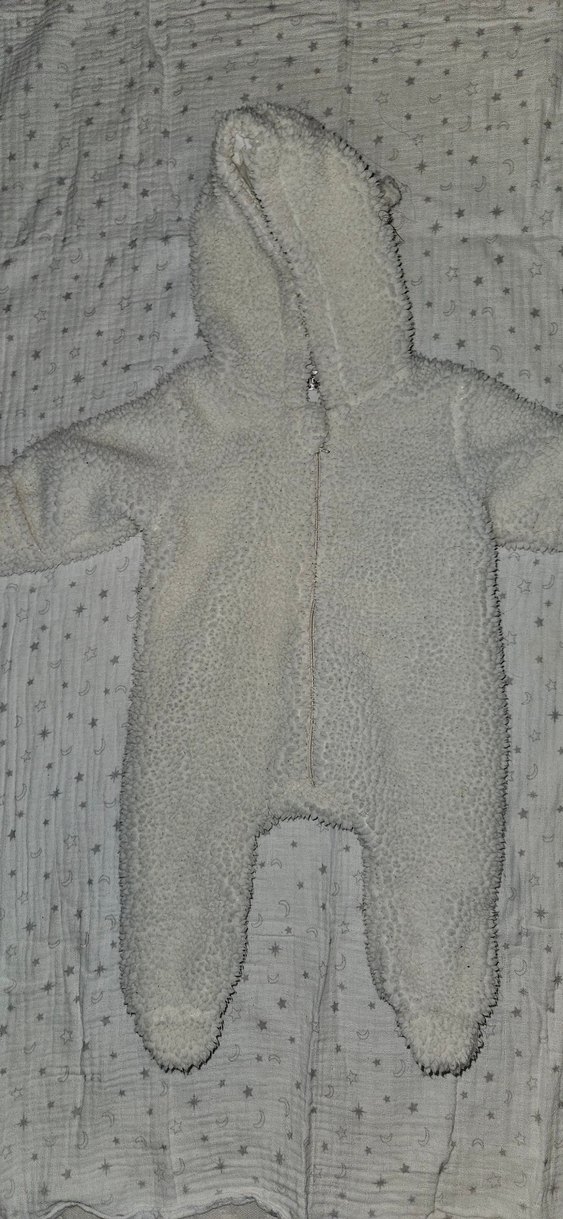 Gri Kürklü Bebek Tulumu - Görsel 4