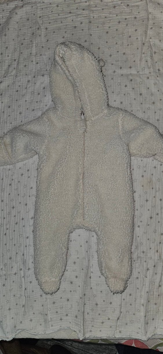 Gri Kürklü Bebek Tulumu - Görsel 5