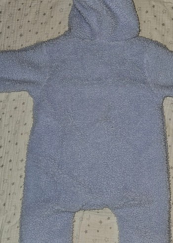 Erkek Gri V Yaka Kürklü Polar - Görsel 2