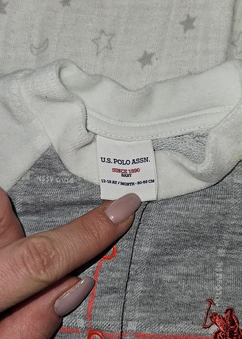 Gri Uzun Kollu Erkek Polo Tişört - Görsel 6