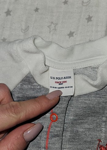 Gri Uzun Kollu Erkek Polo Tişört - Görsel 4