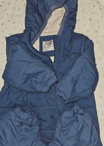 Astronot Tulum Mavi Erkek Bebek Fermuarlı - Görsel 5