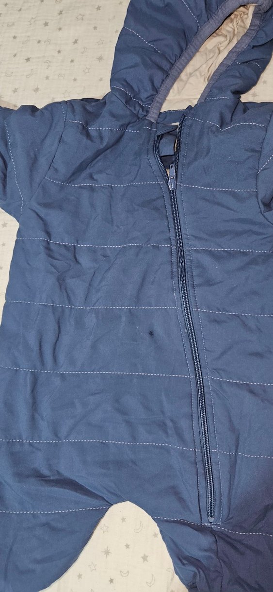 Astronot Tulum Mavi Erkek Bebek Fermuarlı - Görsel 2