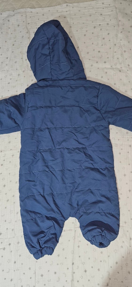 Astronot Tulum Mavi Erkek Bebek Fermuarlı - Görsel 3