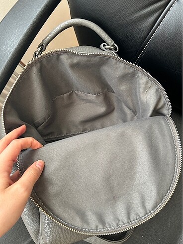  Beden gri Renk Stradivarius gri sırt çamtası