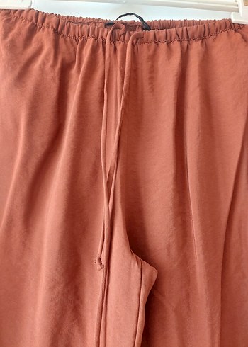 Zara Kadın kiremit rengi Rahat Kesim modal Pantolon