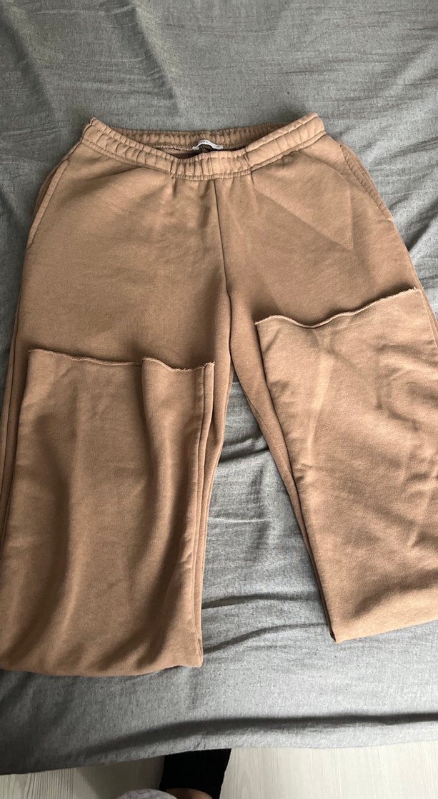 Kadın Kahverengi Rahat Kesim Eşofman Altı - Görsel 2