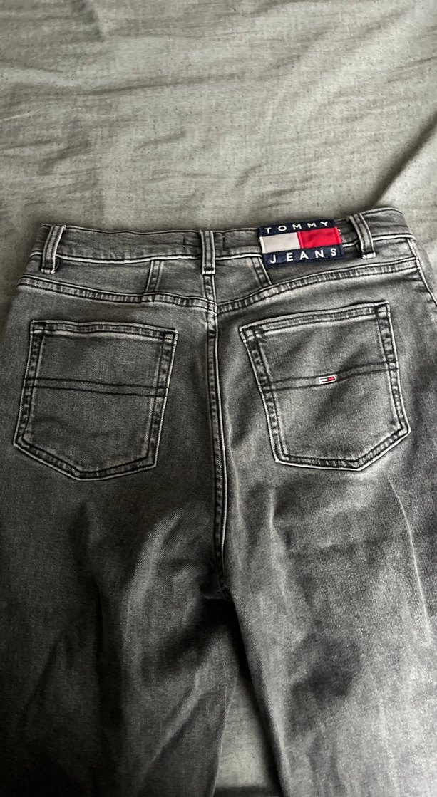 Tommy Hilfiger Gri Kadın Jean Pantolon - Görsel 4