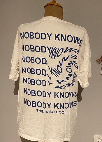 Beyaz Baskılı Tişörtü, Kısa Kollu - Görsel 2