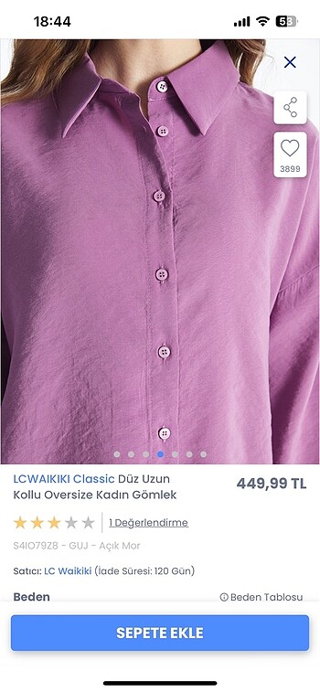 LC Waikiki Gömlek tunik