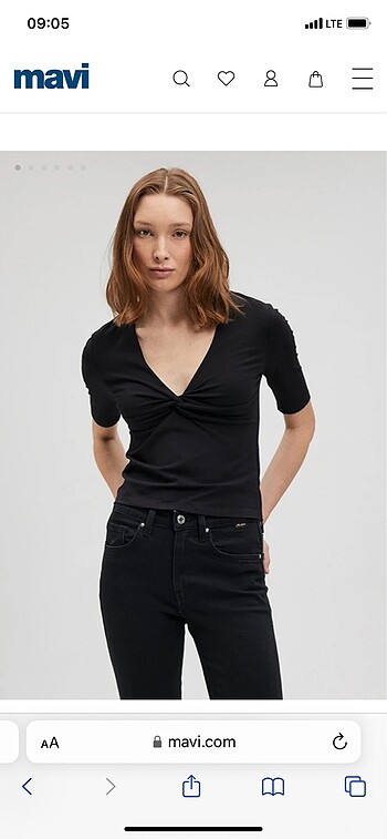 Mavi Jeans Düğüm detaylı Tişört