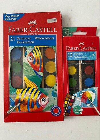 Faber Castel Sulu boya ve kalemler