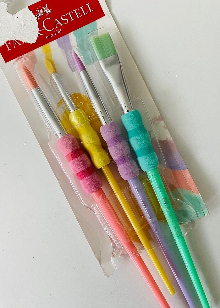 Faber Castel 4lü fırça seti - Görsel 2