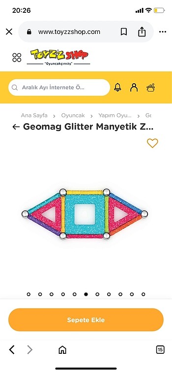Geomag Glitter Manyetik Zeka Oyunu 22 Parça - Görsel 12