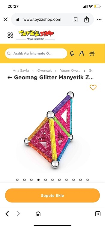 Geomag Glitter Manyetik Zeka Oyunu 22 Parça - Görsel 11