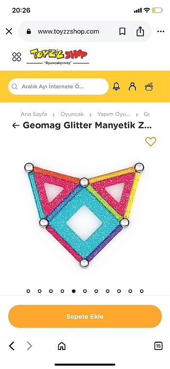 Geomag Glitter Manyetik Zeka Oyunu 22 Parça - Görsel 13
