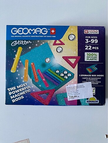 Geomag Glitter Manyetik Zeka Oyunu 22 Parça - Görsel 3