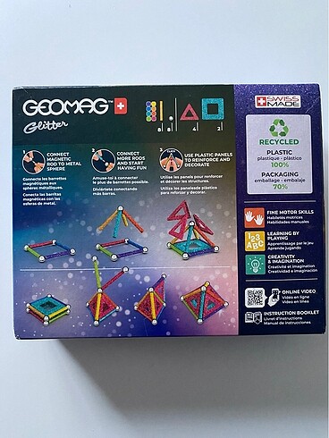 Geomag Glitter Manyetik Zeka Oyunu 22 Parça - Görsel 4