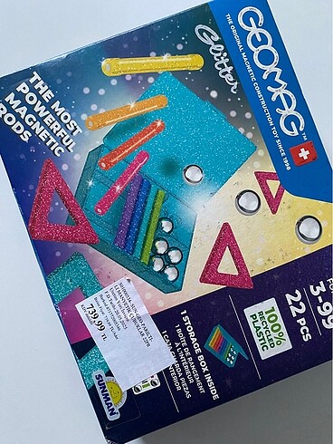 Geomag Glitter Manyetik Zeka Oyunu 22 Parça - Görsel 2