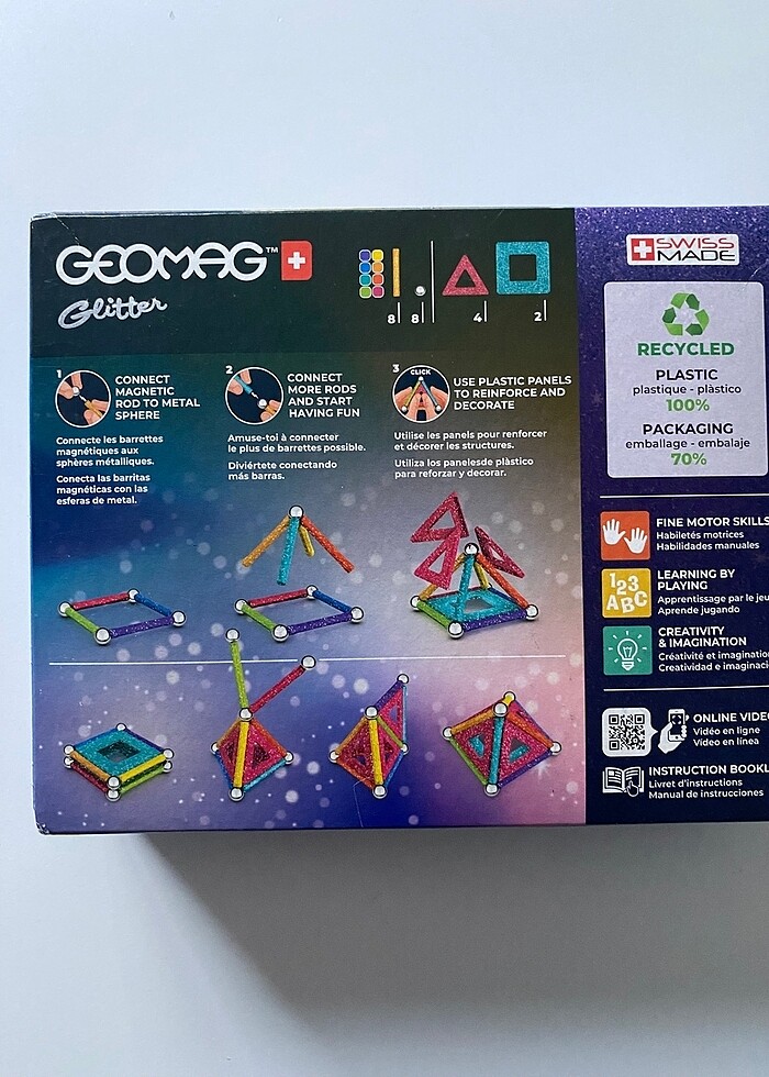 Geomag Glitter Manyetik Zeka Oyunu 22 Parça - Görsel 4