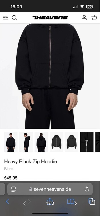 Siyah fermuarlı zip