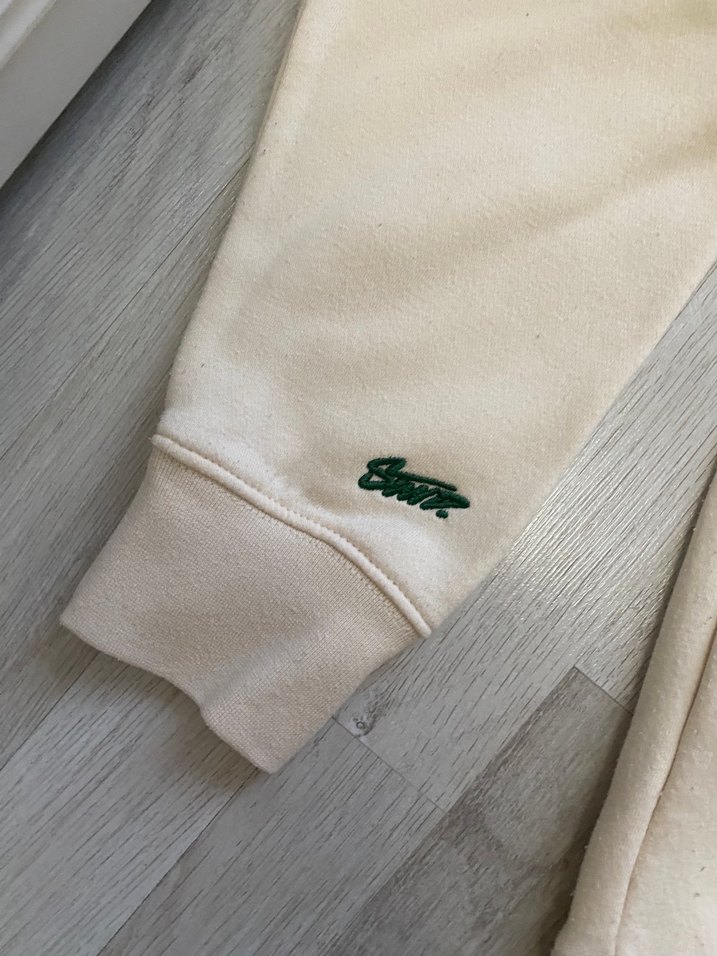 Bej Kapüşonlu Salaş Kadın Sweatshirt - Görsel 4