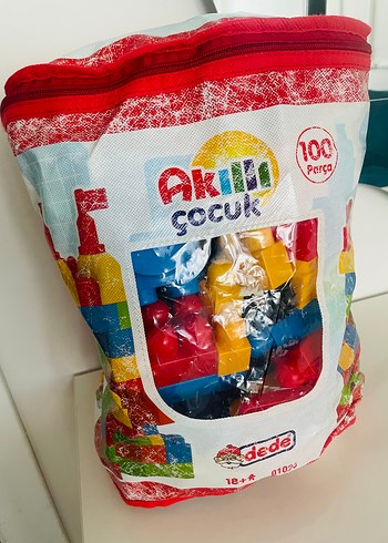 Akıllı Çocuk 100 Parça Renkli Lego Seti