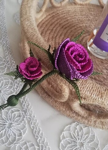 İğne oyası anahtarlık