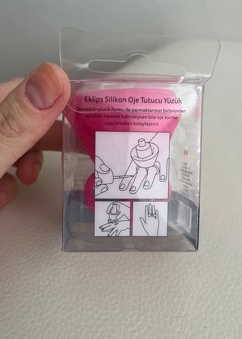 Eklips Oje Tutucu Yüzük - Görsel 2