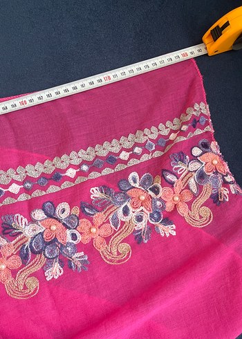 Pembe Kadın Etnik Pareo-Şal - Görsel 6