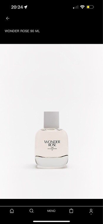 Zara wonder rose parfüm