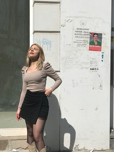 Omzu vatkalı fitilli kışlık/mevsimlik body