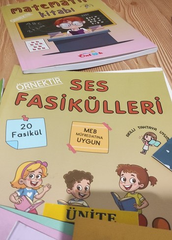 Beden Renk 1. sinif okuma yazma seti. Ses Fasikülleri