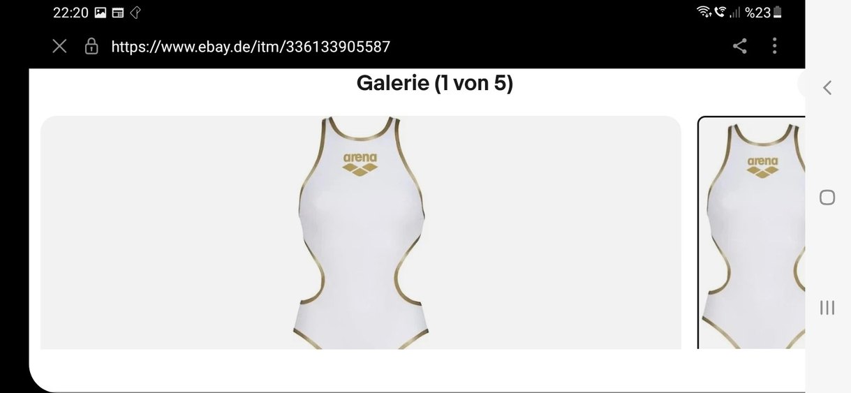 Beyaz, Strappy Kadın Mayo Velcro Detaylı - Görsel 2