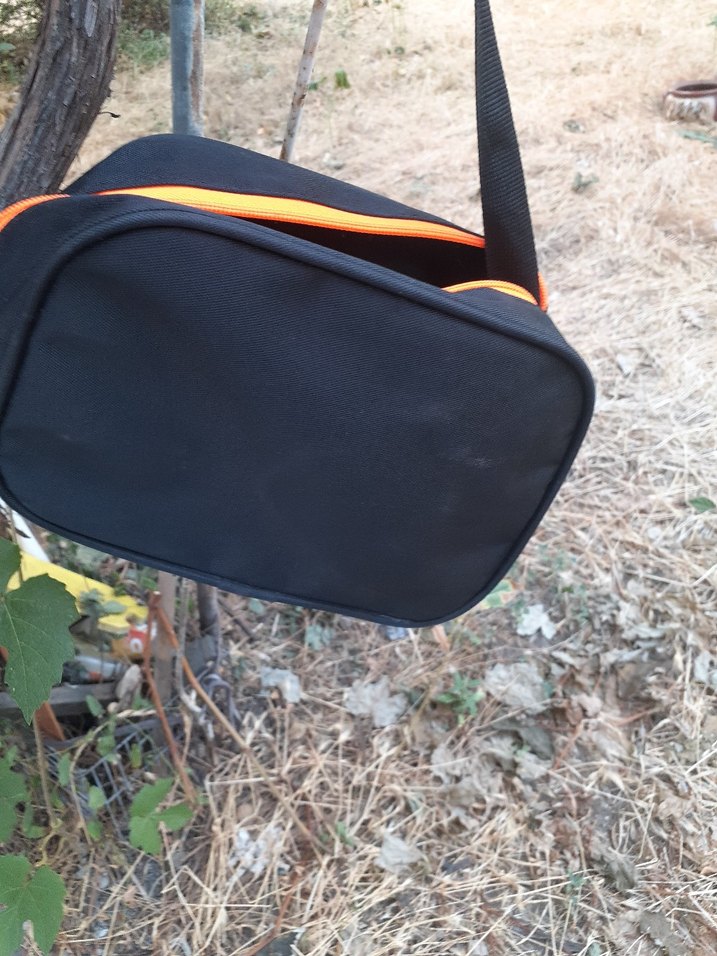 Renkli Baskılı Siyah beslenme  Çanta - Görsel 5