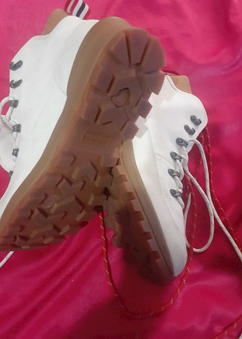 Beyaz Bağcıklı Erkek Kauçuk Bot  HUNTER MARKA - Görsel 7