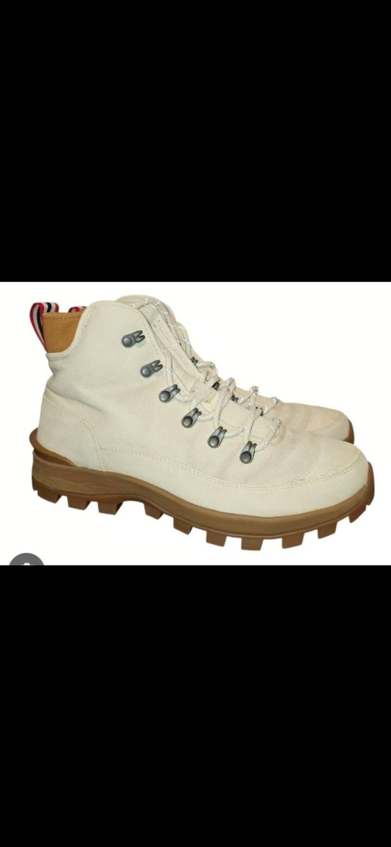 Beyaz Bağcıklı Erkek Kauçuk Bot  HUNTER MARKA - Görsel 2