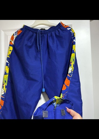 Çiçek Desenli Mavi plaj  kiyafeti - Görsel 3