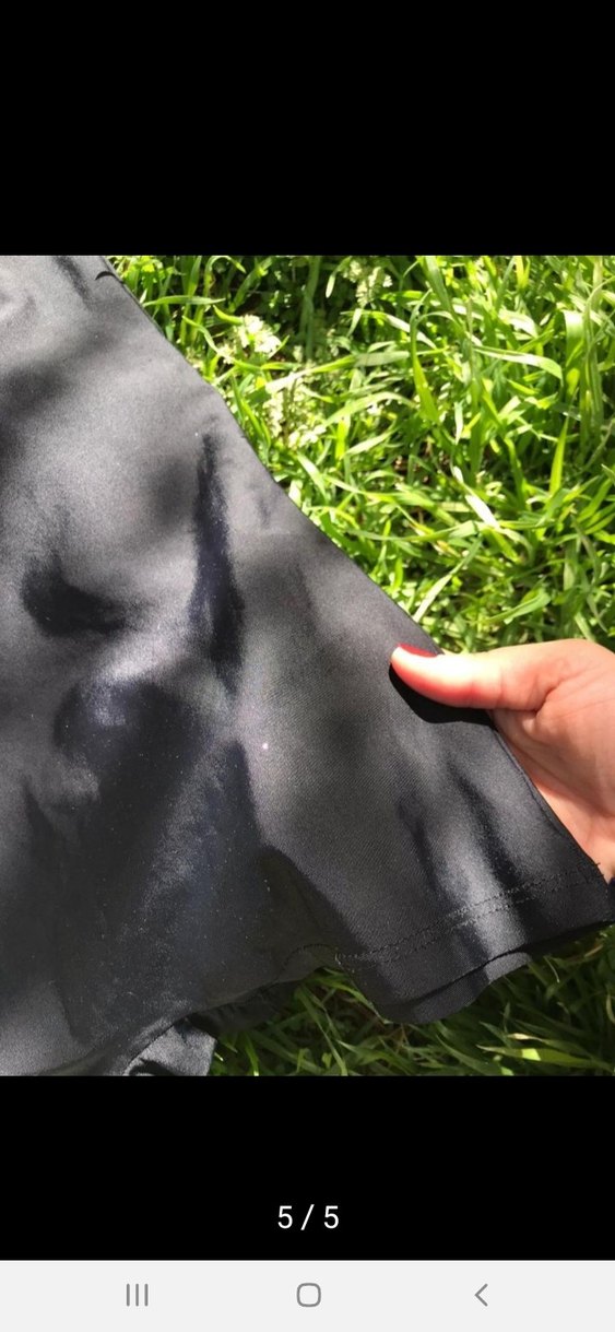 Siyah Drapeli Kısa Kollu mayo - Görsel 3