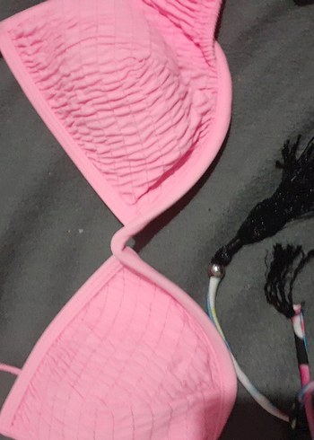 Renkli Tie-Dye Mini Bikini Takımı - Görsel 6