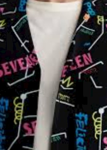 Çok Renkli Baskılı Erkek Kısa Kollu Gömlek - Görsel 7