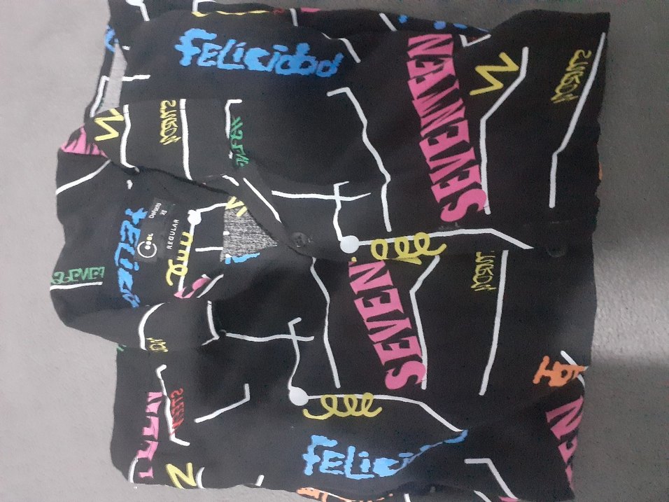 Çok Renkli Baskılı Erkek Kısa Kollu Gömlek - Görsel 5