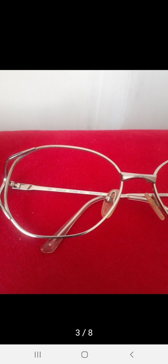 Kadın Vintage Şeffaf Gözlük çerçevesi - Görsel 3