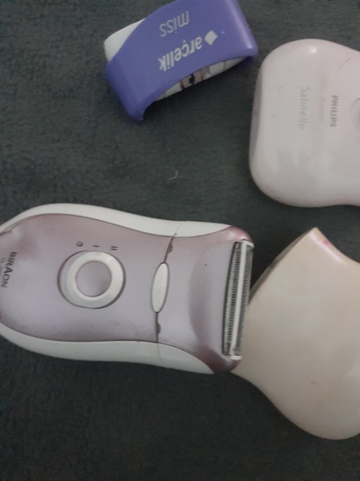 Pastel Beyaz Epilatör Seti epilasyon parçaları - Görsel 4