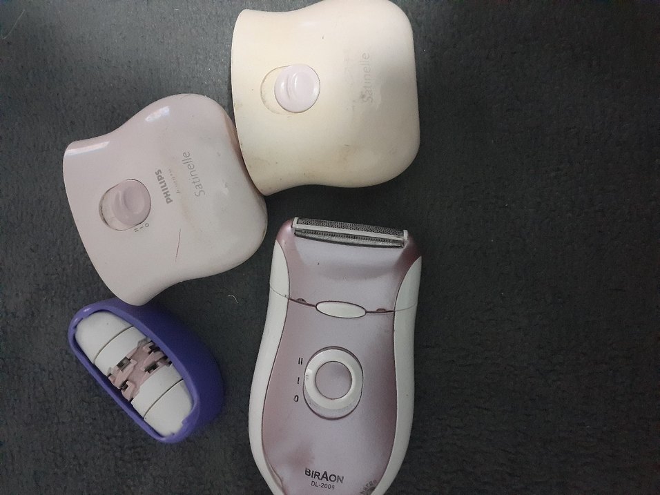 Pastel Beyaz Epilatör Seti epilasyon parçaları - Görsel 2