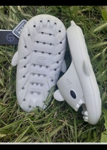 Crocs Gri Platform nalona figürlü terlik