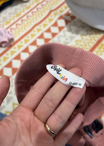 Kız Çocuk pembe  Triko Tayt - Görsel 2